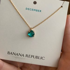 Banana Republic Jewelry - BR December Birthstone Necklace Banana Republic Jewelry - BR December Birthstone Necklace